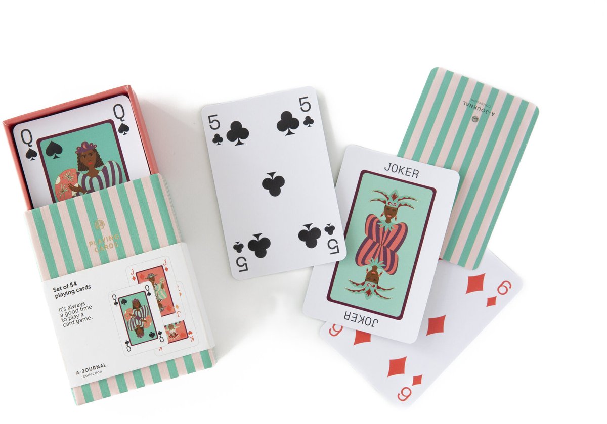 A-Journal Speelkaarten - Groen