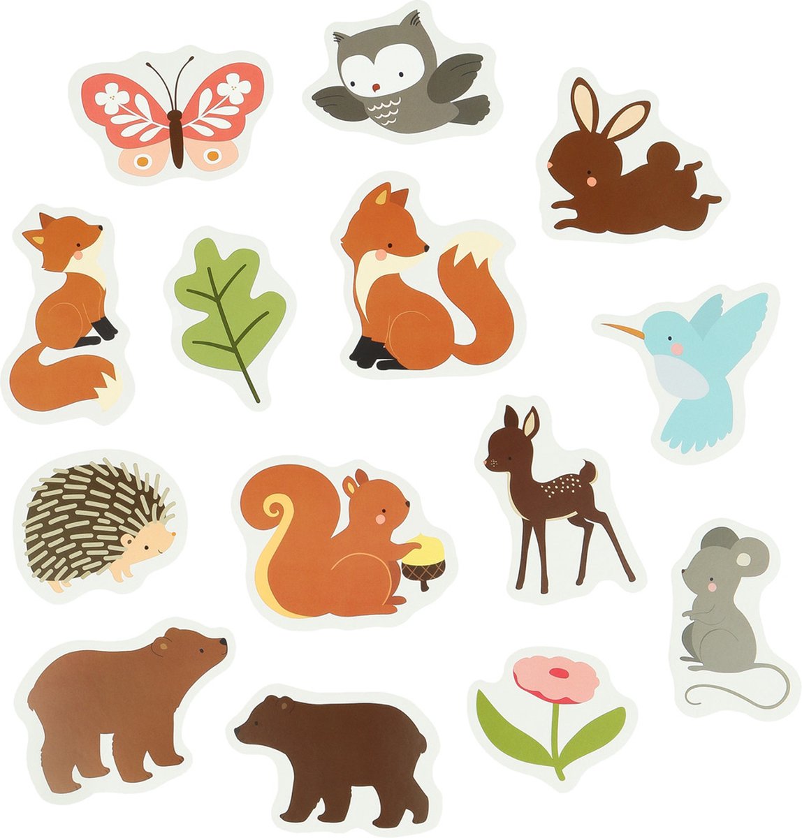 A Little Lovely Company - Foam Badspeelgoed - Bosvriendjes