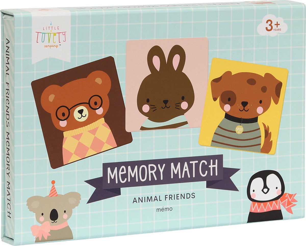 A Little Lovely Company - Geheugenspel - Animal friends