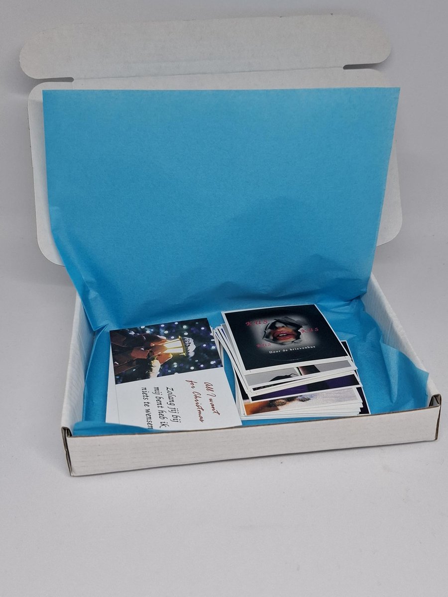 Bundel box A. de Laar stickers (32) en cadeau/bedank kaartjes (15)