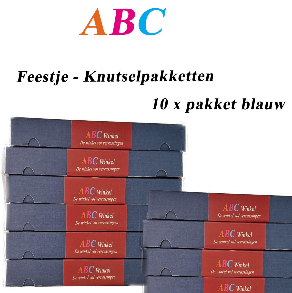 Kinderfeestje – 10 x knutselpakket – kleuren en plakken voor 10 kinderen - tekenen en plakken