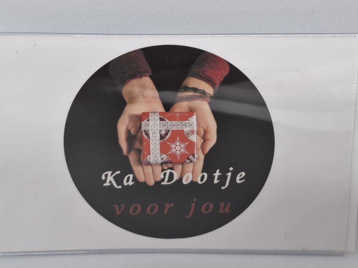 SLUITSTICKERS Kadootje 10 stuks – 50 mm – Kadootje color - geweldig - Kadosticker – gift – bedankt - Sluitzegel – cadeau sticker