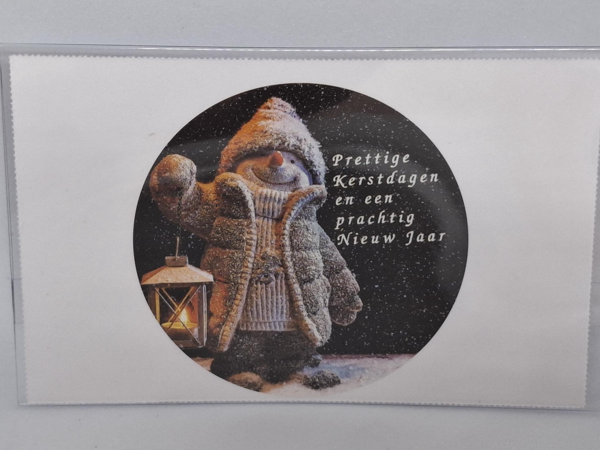 SLUITSTICKERS Kerst 10 stuks – 50 mm – Prettige kerstdagen - geweldig - Kadosticker – gift – bedankt - Sluitzegel – cadeau sticker