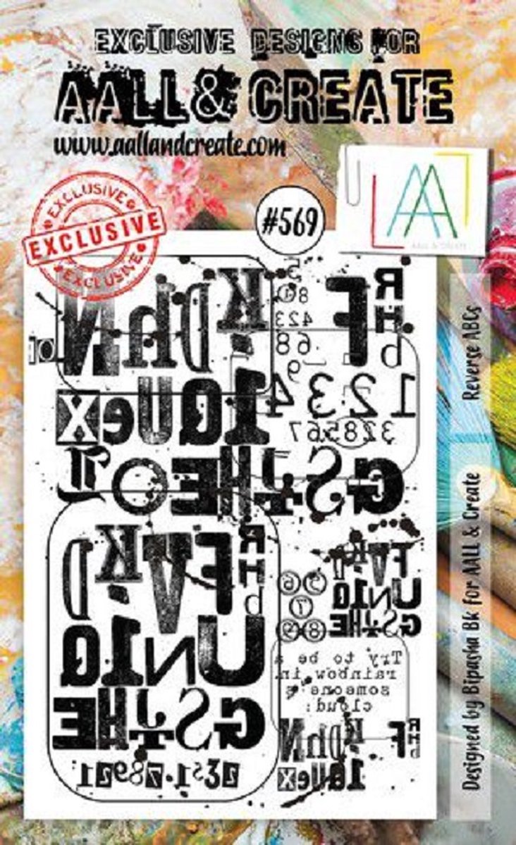 AALL & Create - Stamp Reverse Abcs (AALL-TP-569)