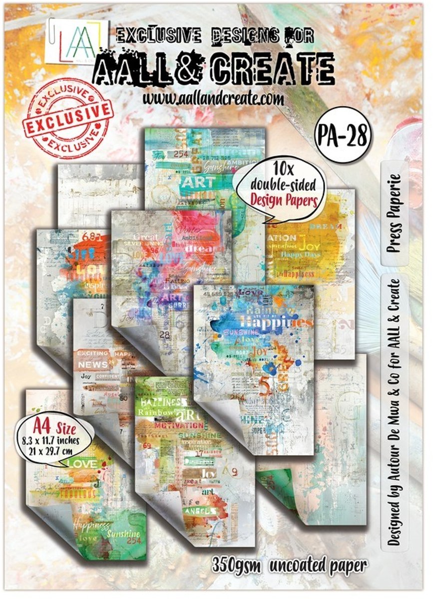 Aall & Create Design Paper A4 - Press Paperie