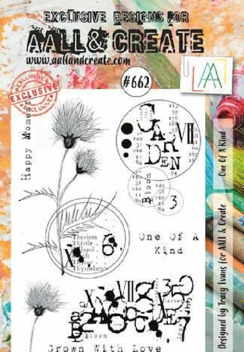 Aall & Create clearstamps A5 - One of a kind