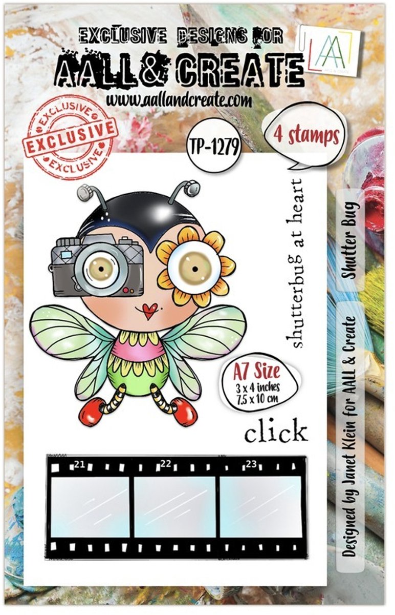 Aall & Create clearstamps A7 - Shutter bug