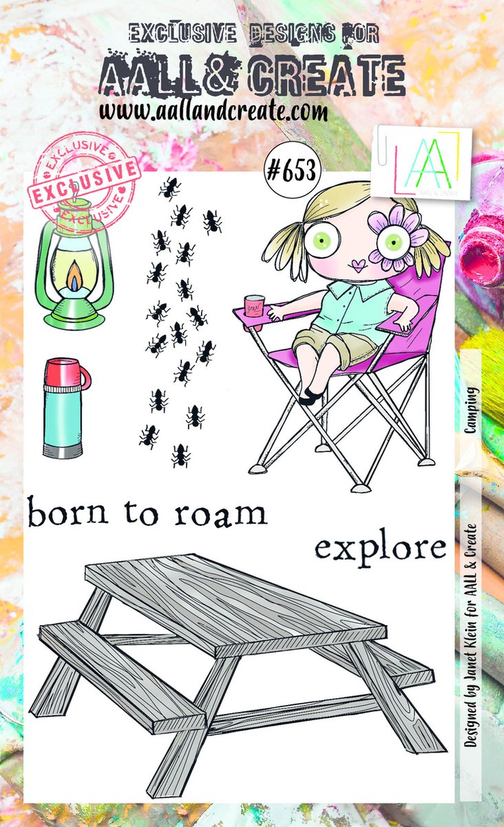 Clear Stamp Set A6 Camping (AALL-TP-653)