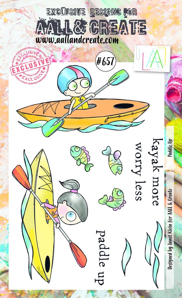 Clear Stamp Set A6 Paddle Up (AALL-TP-657)