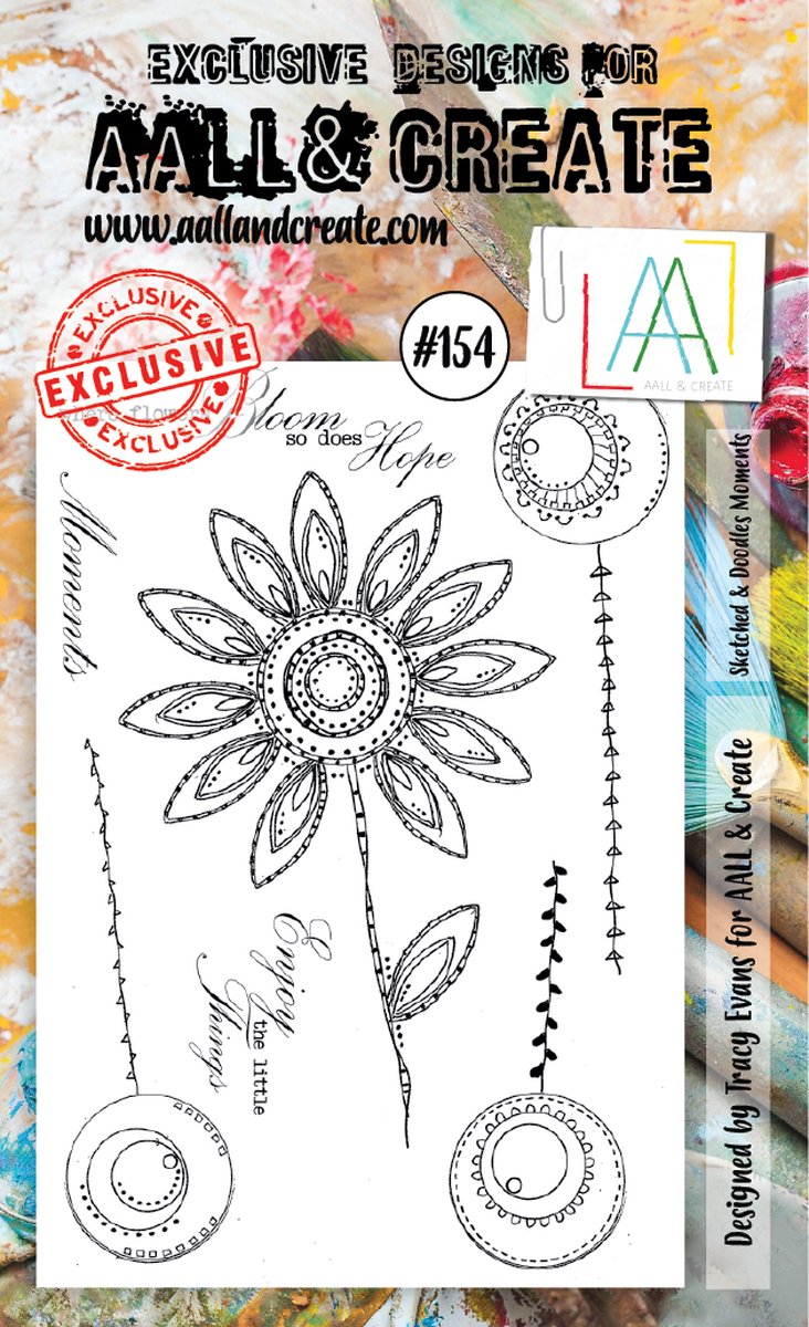 Clear Stamp Set A6 Sketched & Doodles Moments (AALL-TP-154)