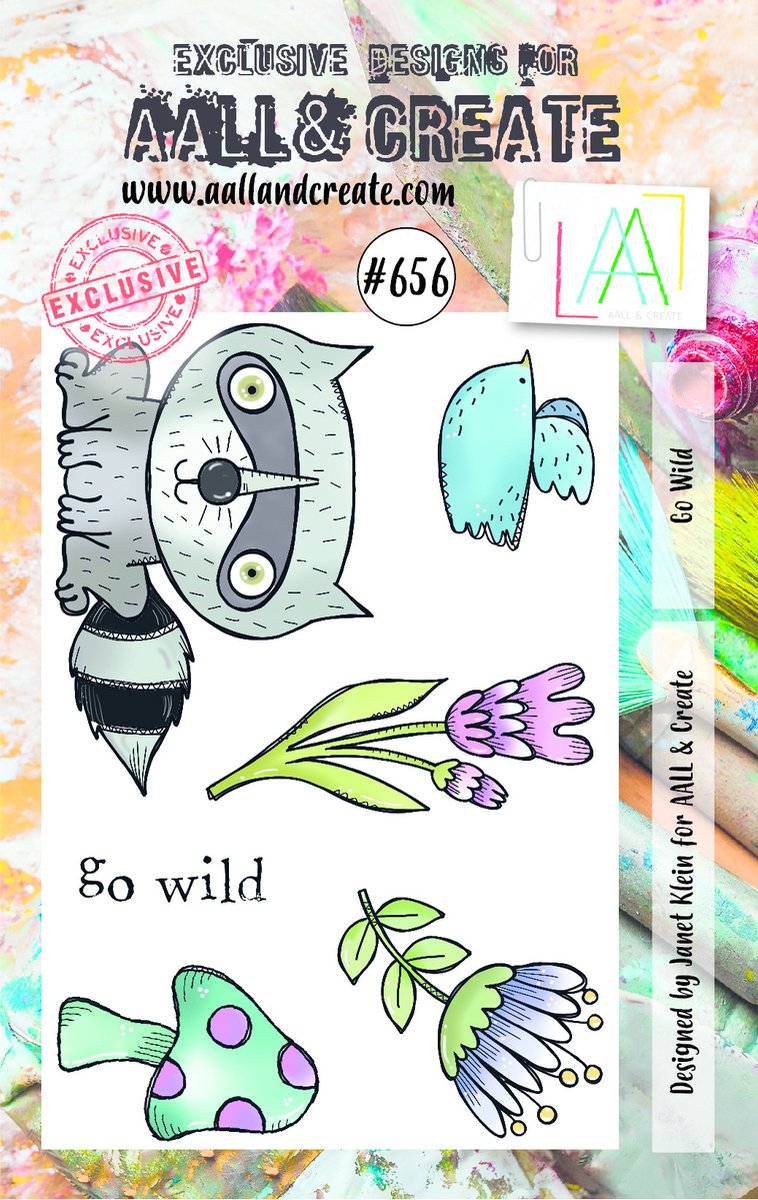 Clear Stamp Set A7 Go Wild (AALL-TP-656)