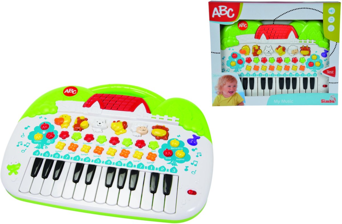 Abc - Dieren Keyboard M/Geluiden (BO)