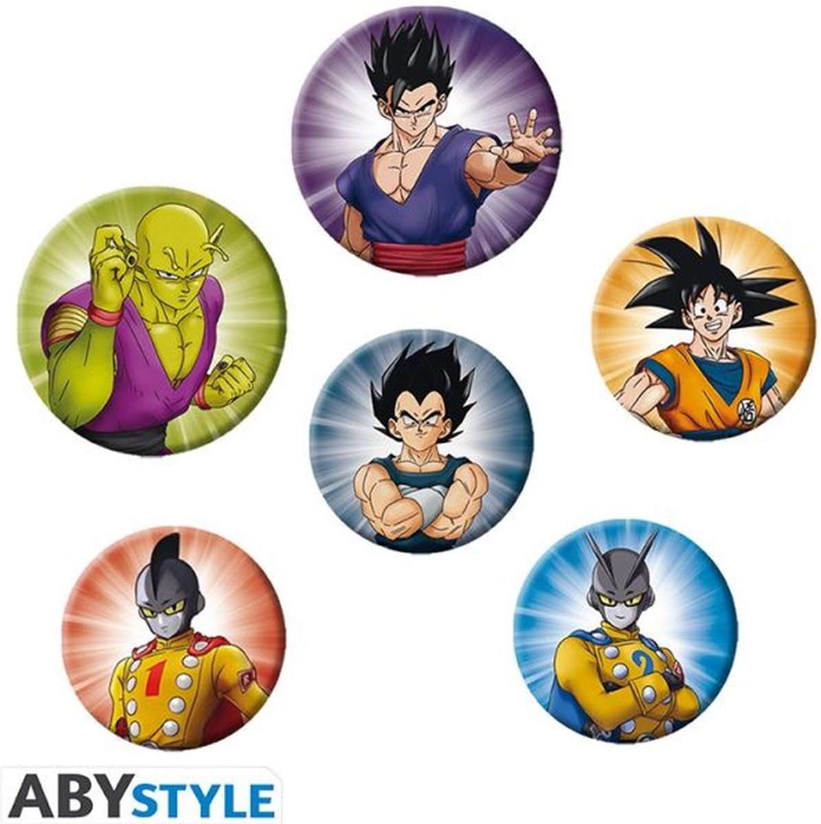 ABYstyle Dragon Ball Super Super Hero Badge Pack-Characters (Diversen) Nieuw