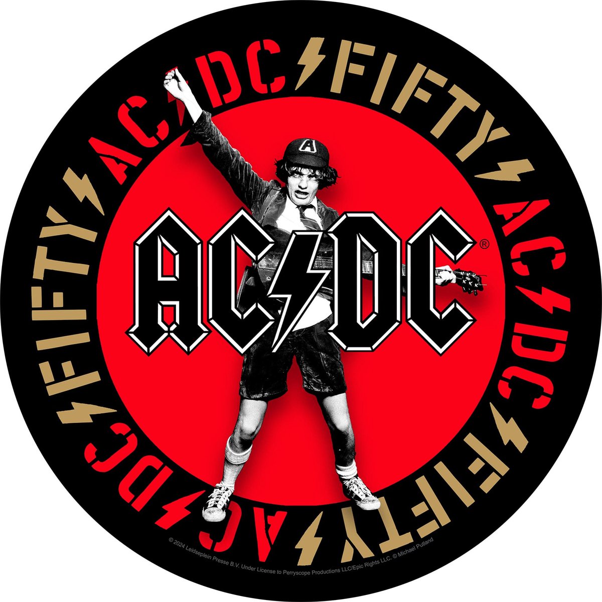 AC/DC - Angus Emblem Rugpatch - Multicolours