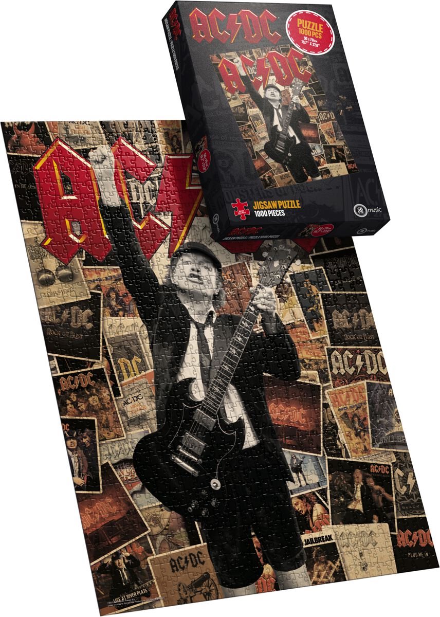 AC/DC Angus Collage - Puzzle Unisex Puzzel - Neutraal - Standard