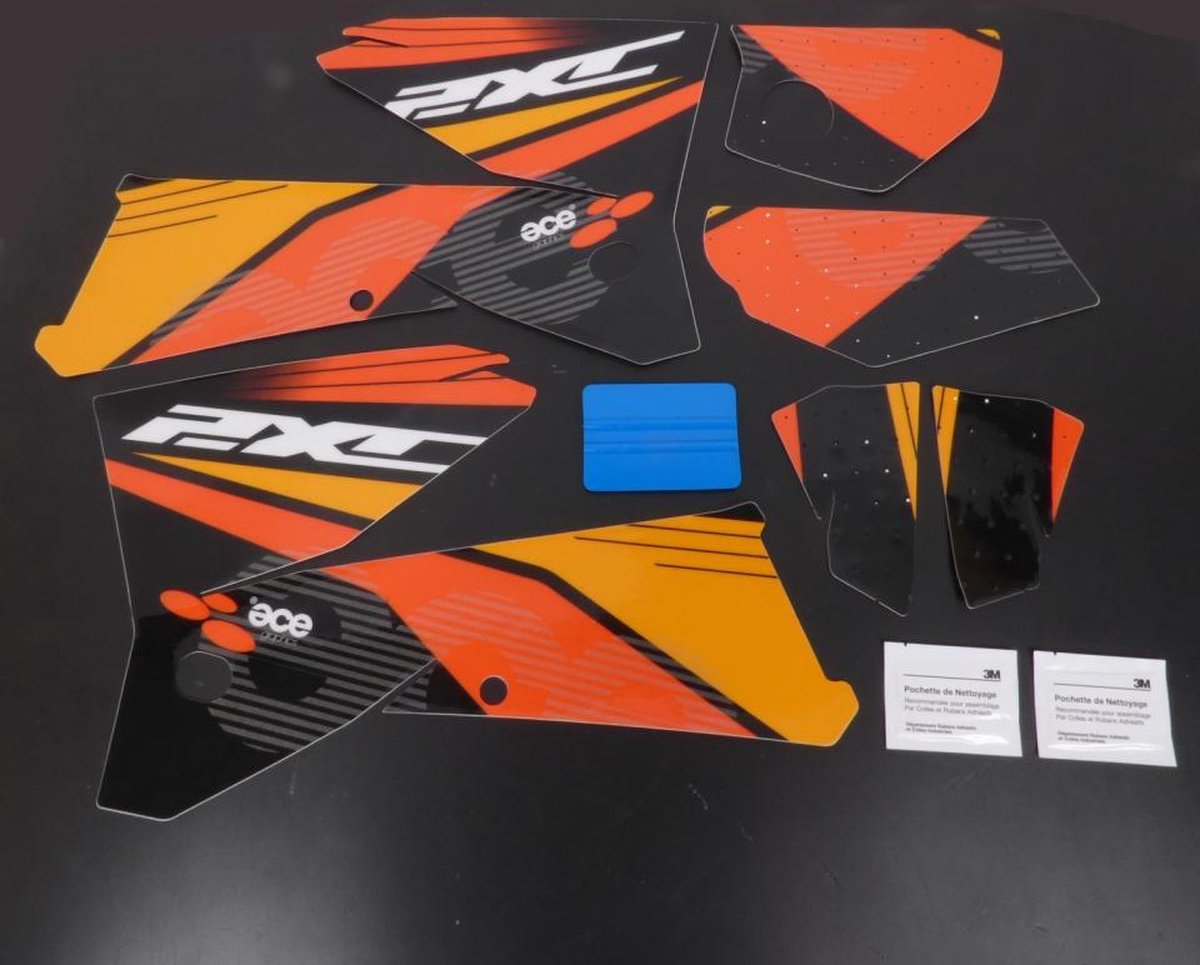 stickers ace voor motor ktm exc 2005 tot 2007 0505419 nieuw