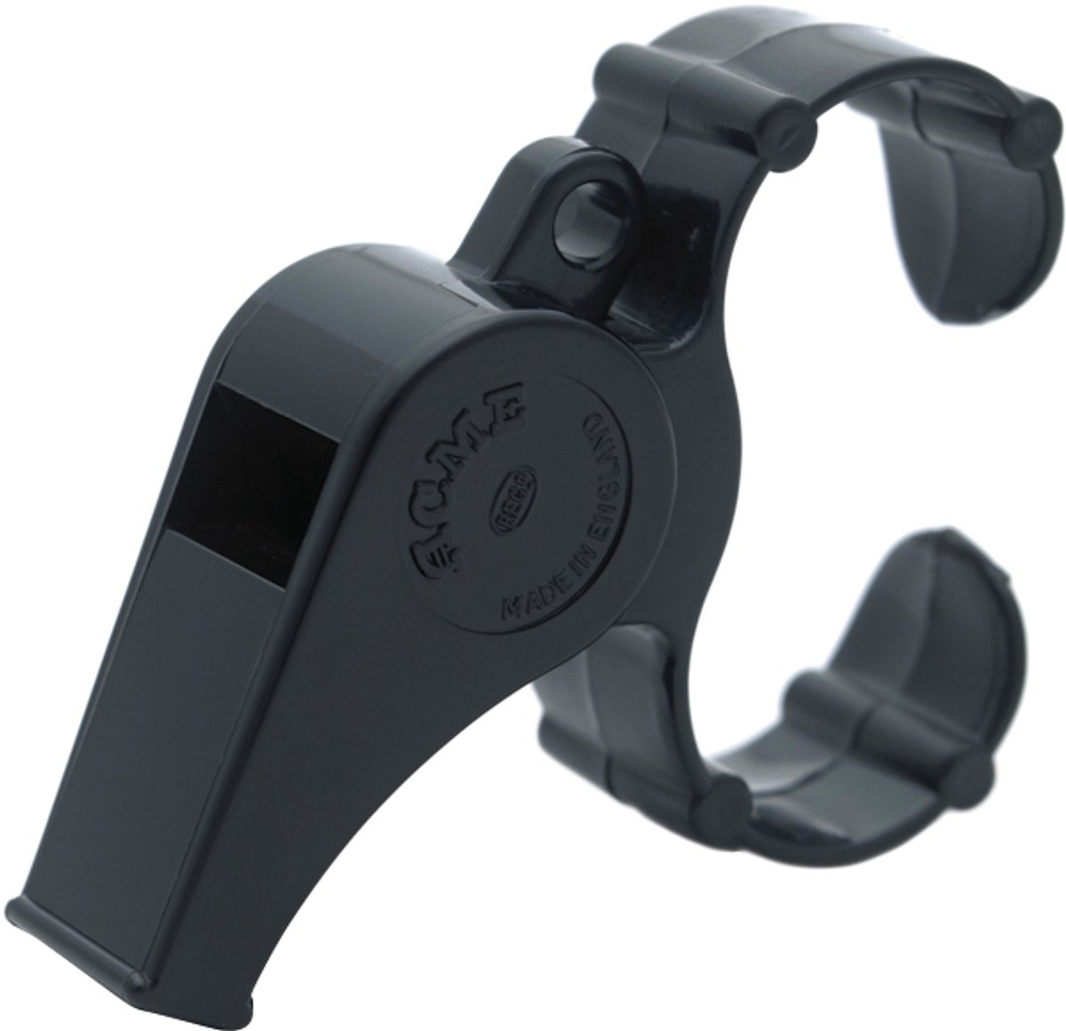 Acme Thunderer Black Plastic Finger Whistle