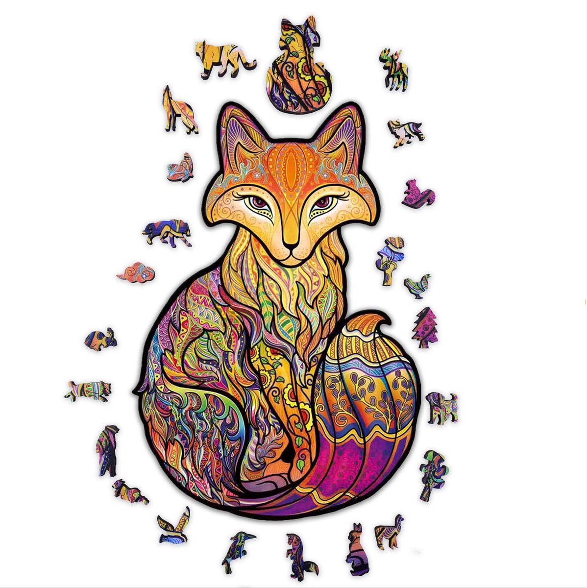 ACROPAQ PUZA3F - Wooden Jigsaw Puzzle A3 VOS