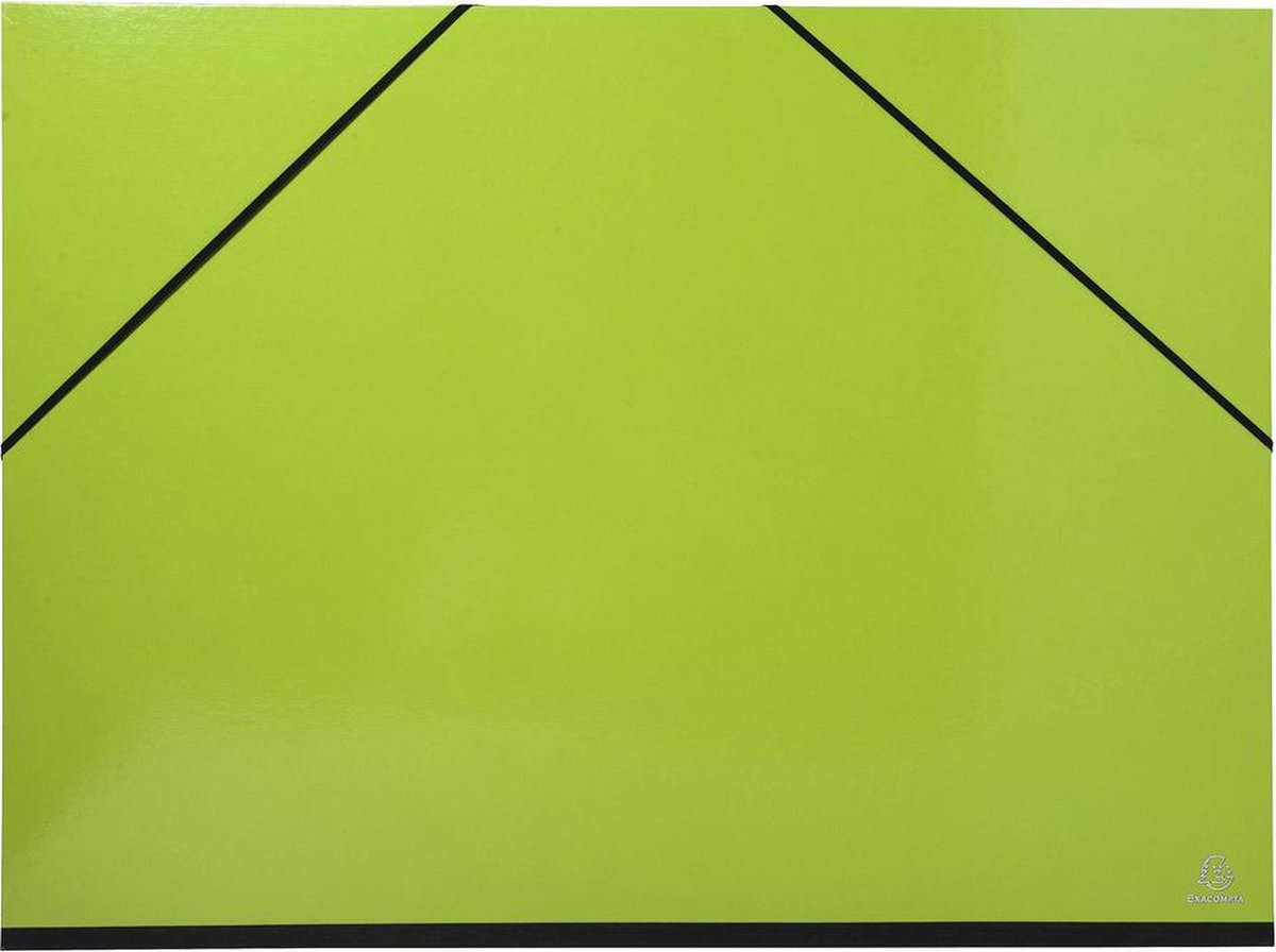 Tekenmap A2 - 52 x 72 cm - met Elastieken - Anijsgroen