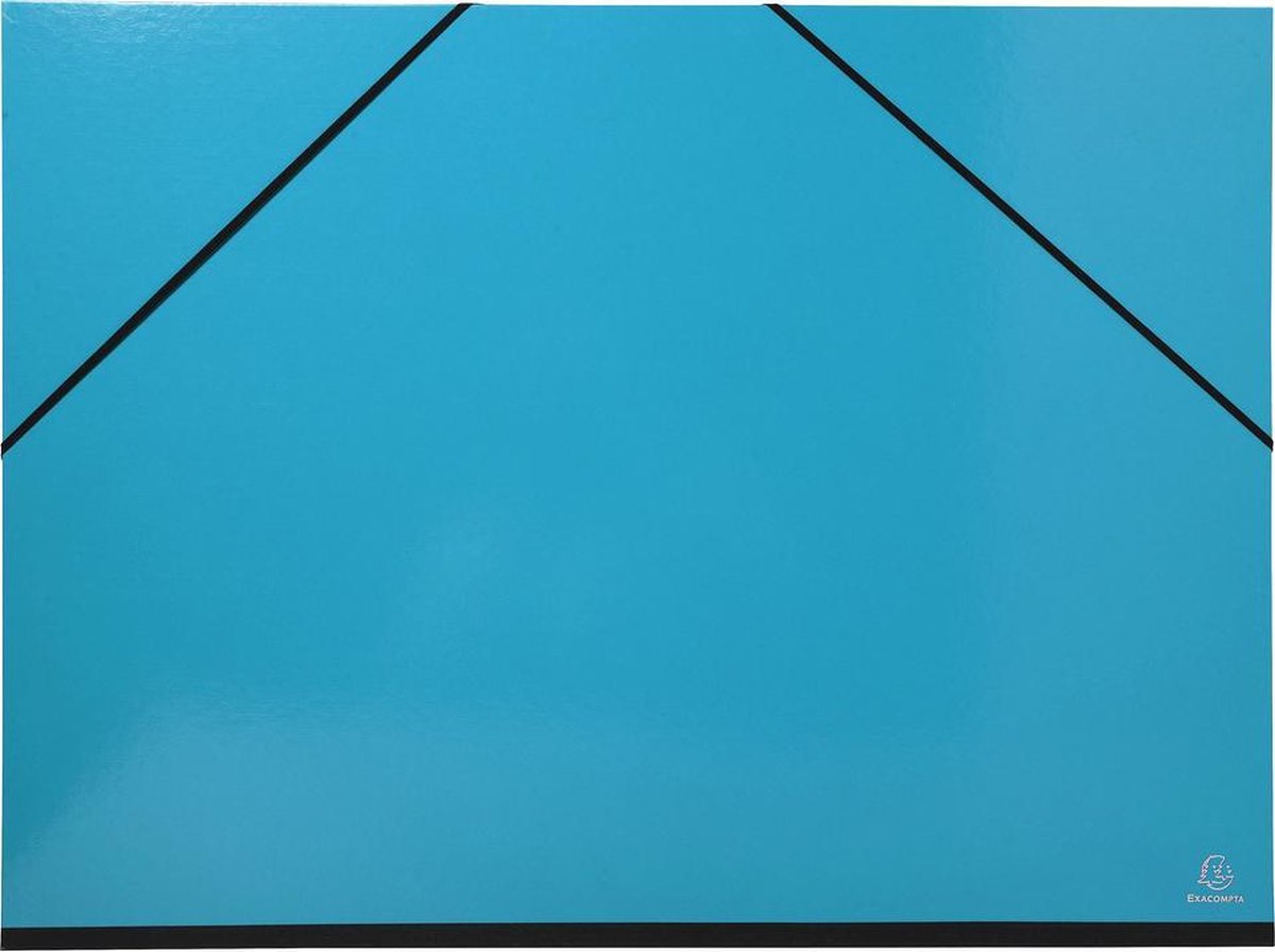 Tekenmap A2 - 52 x 72 cm - met Elastieken - Turkoois