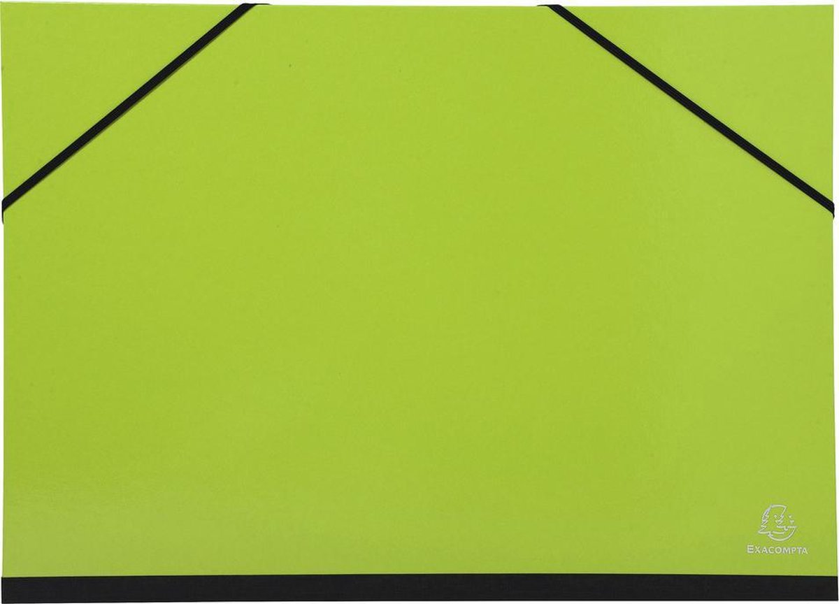 Tekenmap A3 - 32 x 45 cm - met Elastieken - Anijsgroen