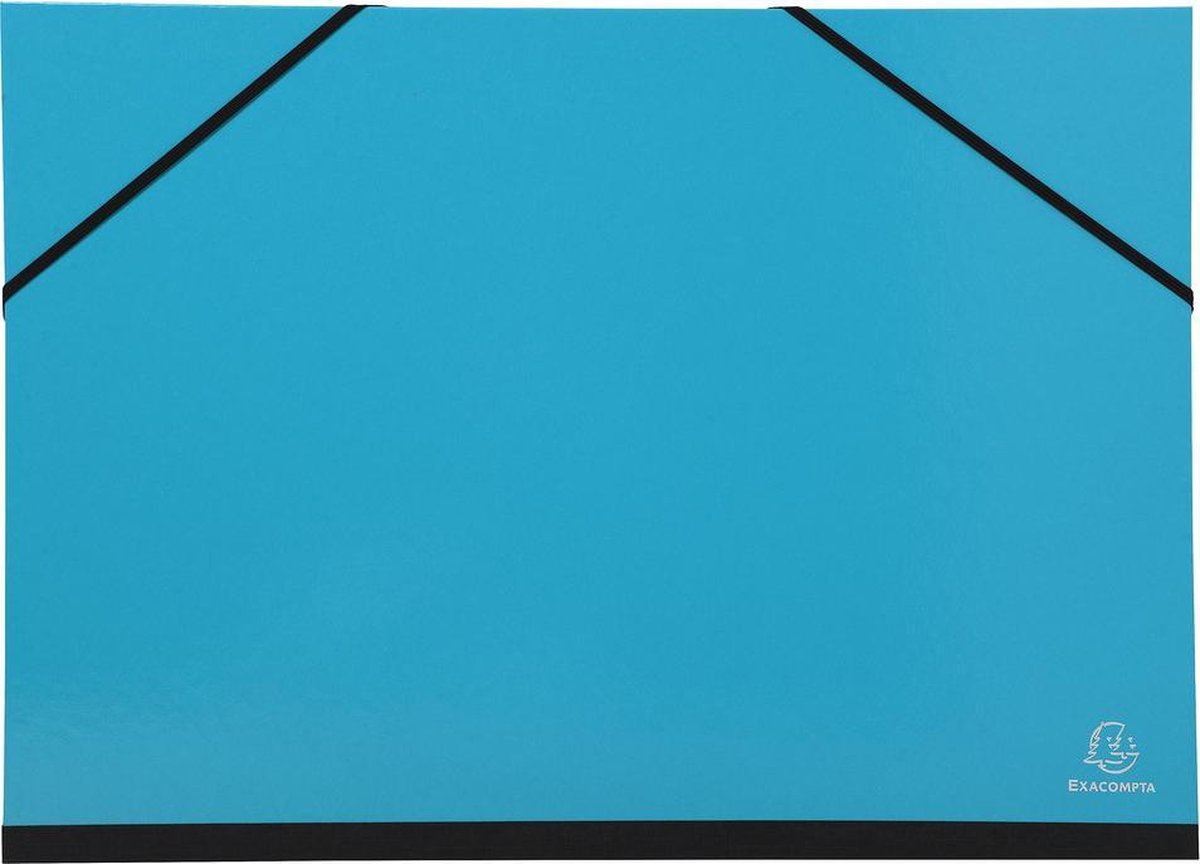 Tekenmap A3 - 32 x 45 cm - met Elastieken - Turkoois