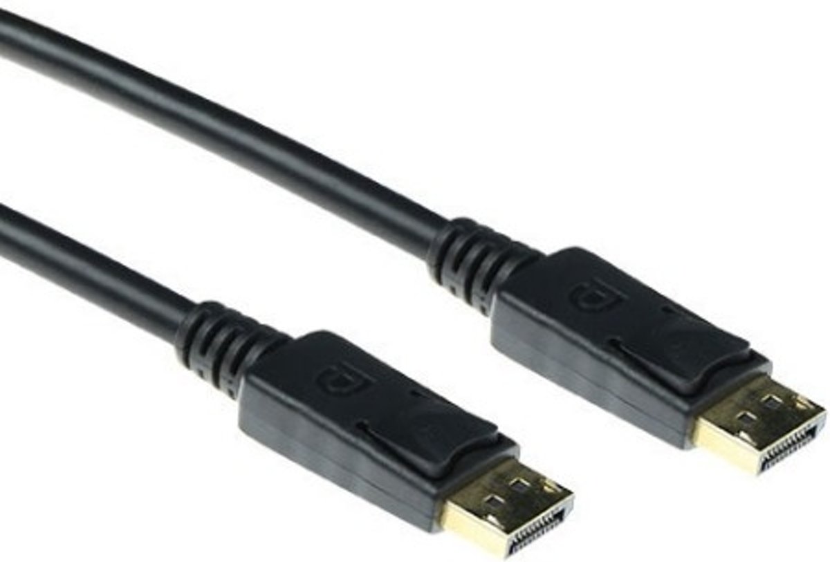 ACT 1 meter DisplayPort cable male - DisplayPort male, power pin 20 niet aangesloten AK3976