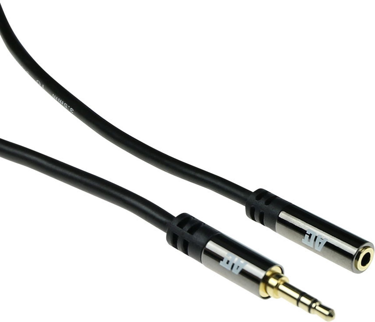 ACT AK6254 audio kabel 5 m 3.5mm Zwart