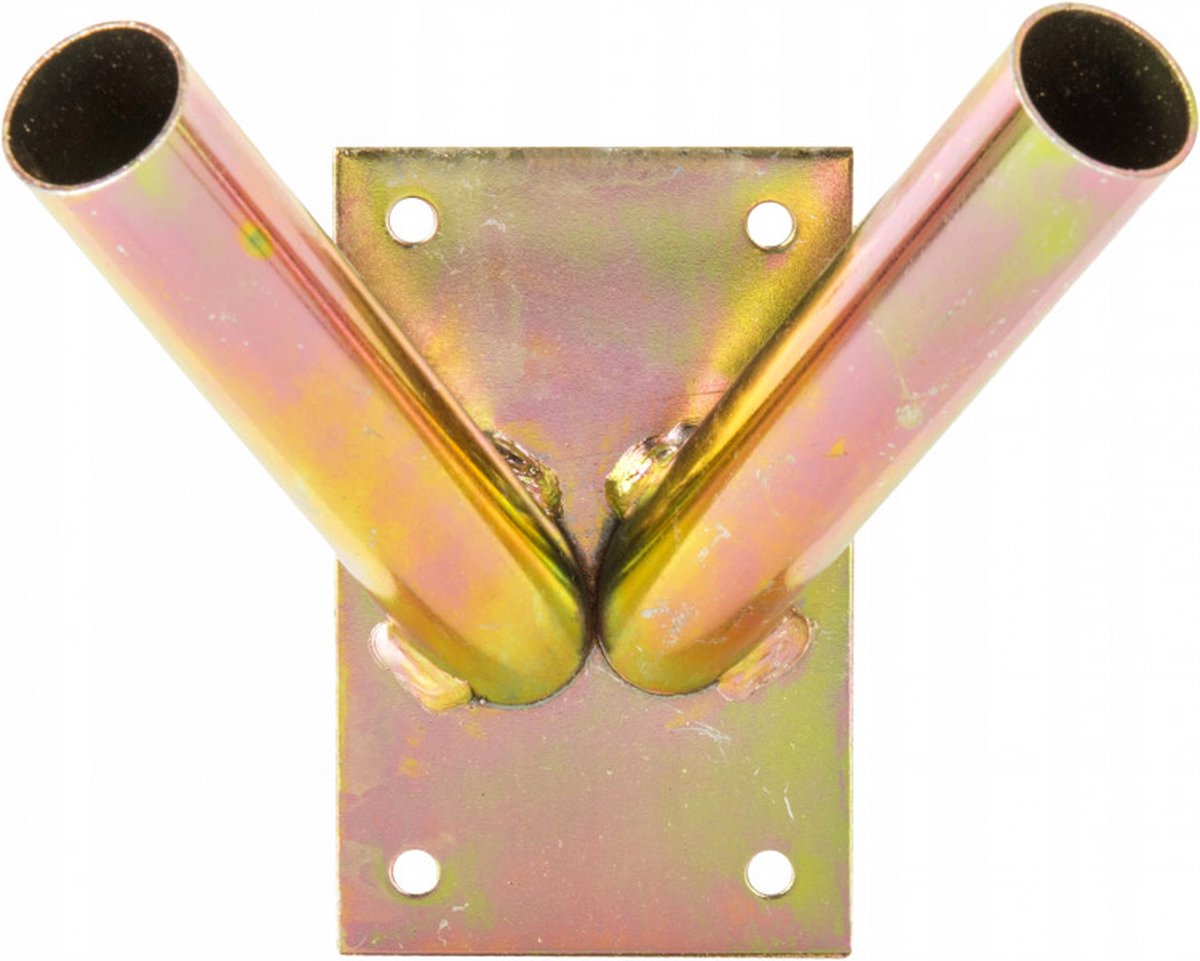 Vlaggenstokhouder - Twee Vlags - Metaal - ø 22 mm