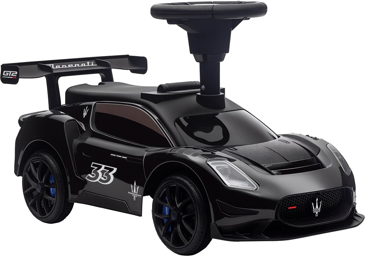 AIYAPLAY Glijdende Auto voor Kinderen Kunststof, staal 65L x 29B x 37H cm Zwart