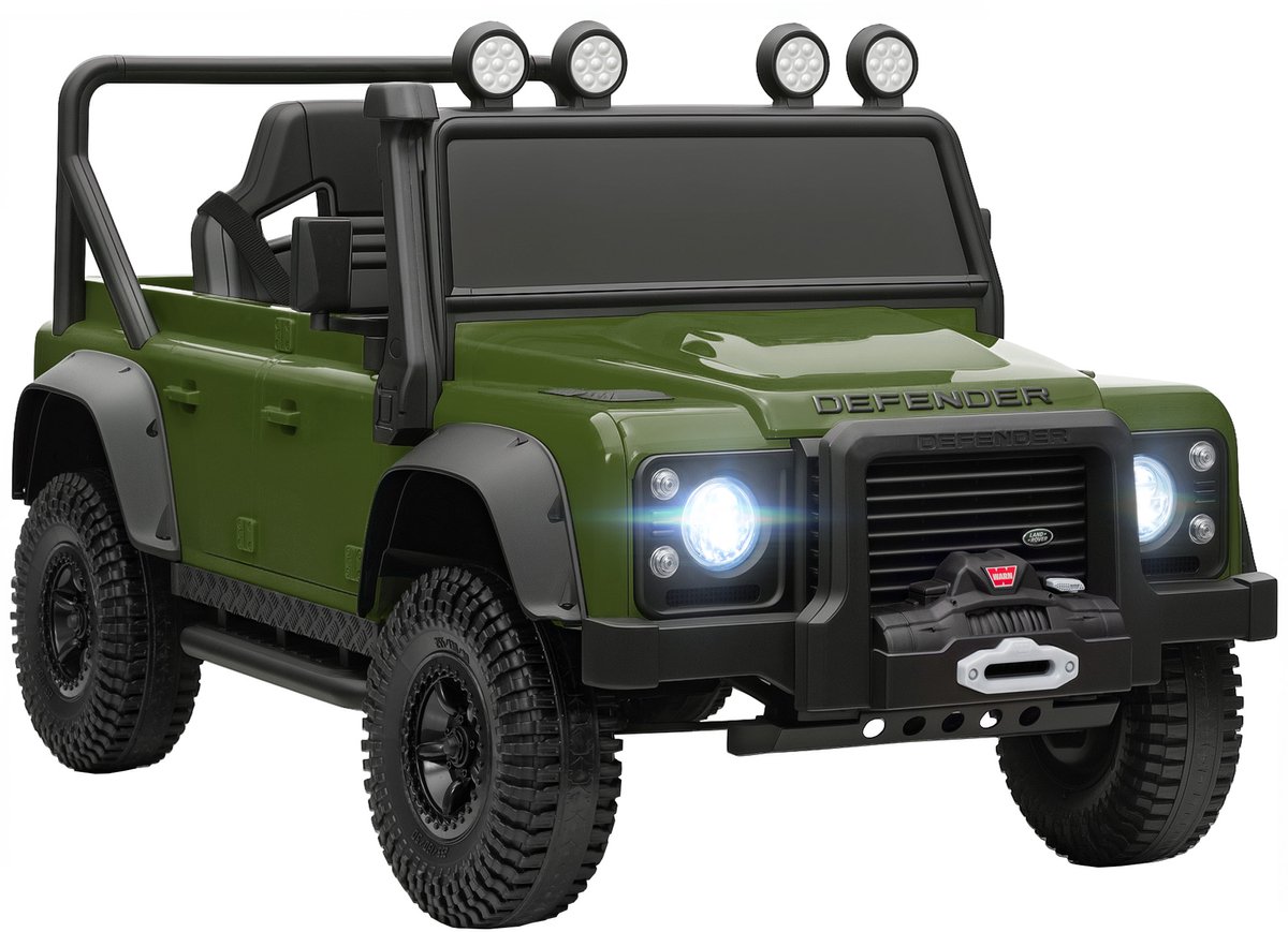 AIYAPLAY Kinderen Rijden op Off-road Speelgoedtruck Kunststof, Staal 115L x 61B x 61H cm Groen