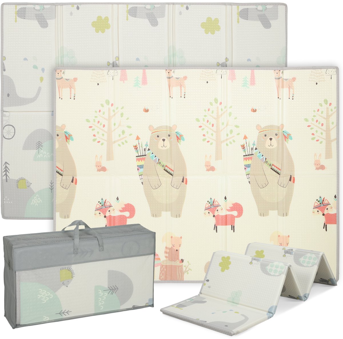 AIYAPLAY Speelmat voor Kinderen XPE, PE 200L x 150B x 1,5H cm Meerkleurig