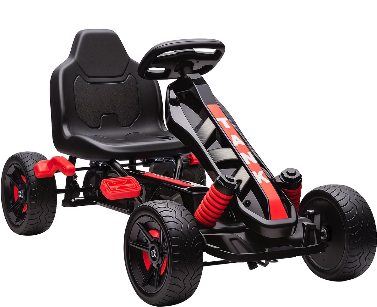 AIYAPLAY Trap Skelter Kunststof, Metaal 100L x 59B x 60,5H cm Rood