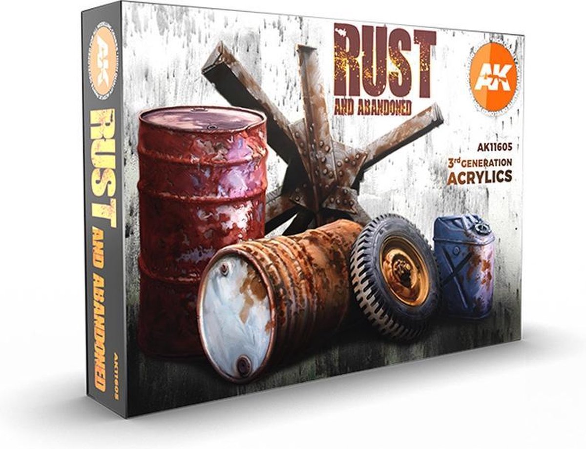 AK interactive Rust and Abandoned - 6 kleuren - 17ml