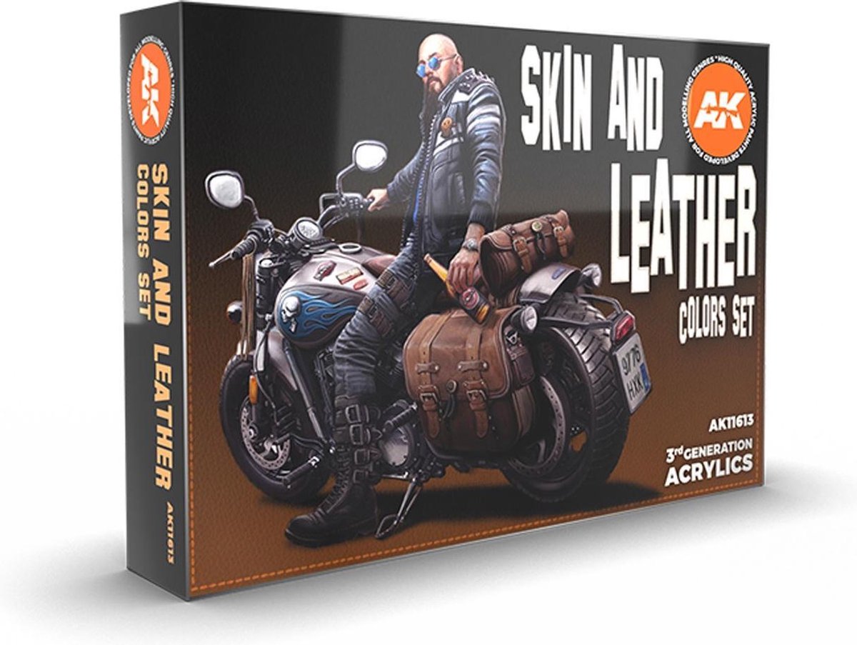 AK interactive Skin And Leather - 6 colors - 17ml - AK11613