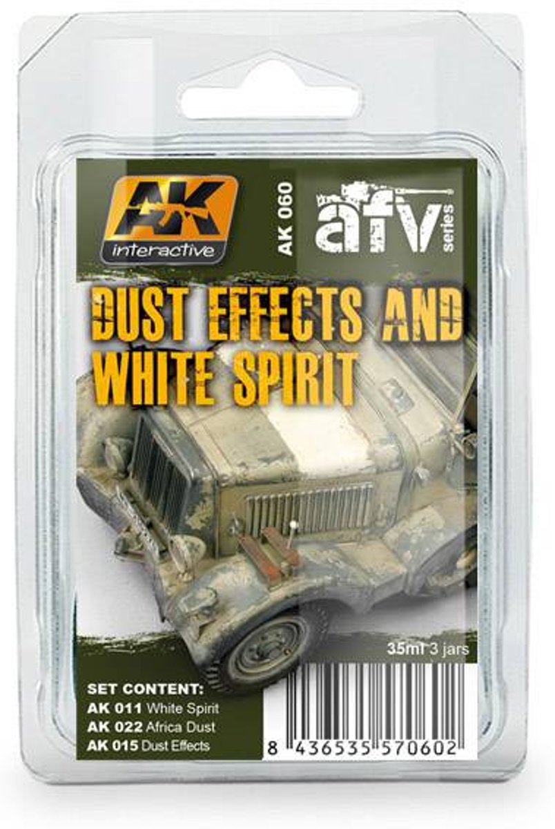 Dust Effects and White Spirit - AFV Series - 3x35ml - AK-060