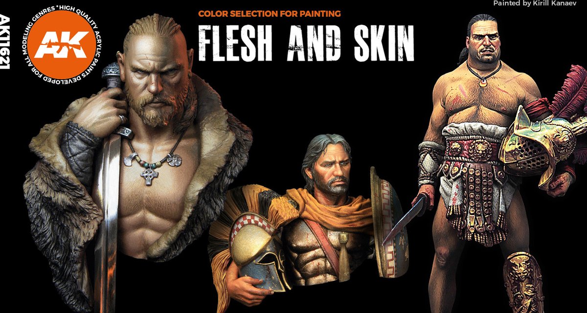 Flesh And Skin Colors Set - AK-Interactive - AK-11621