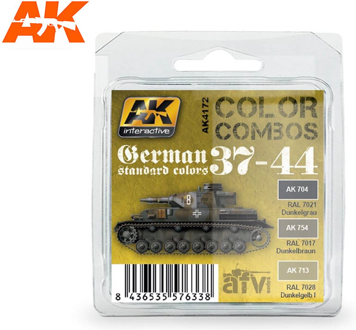 German Standard  37-44 Color Combo Set - AK-4172