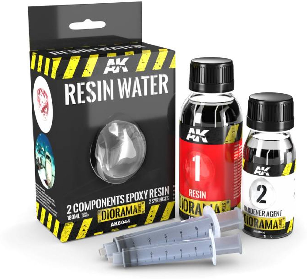 Resin Water 2-Components Epoxy Resin - Diorama Series - 180ml - AK-8044