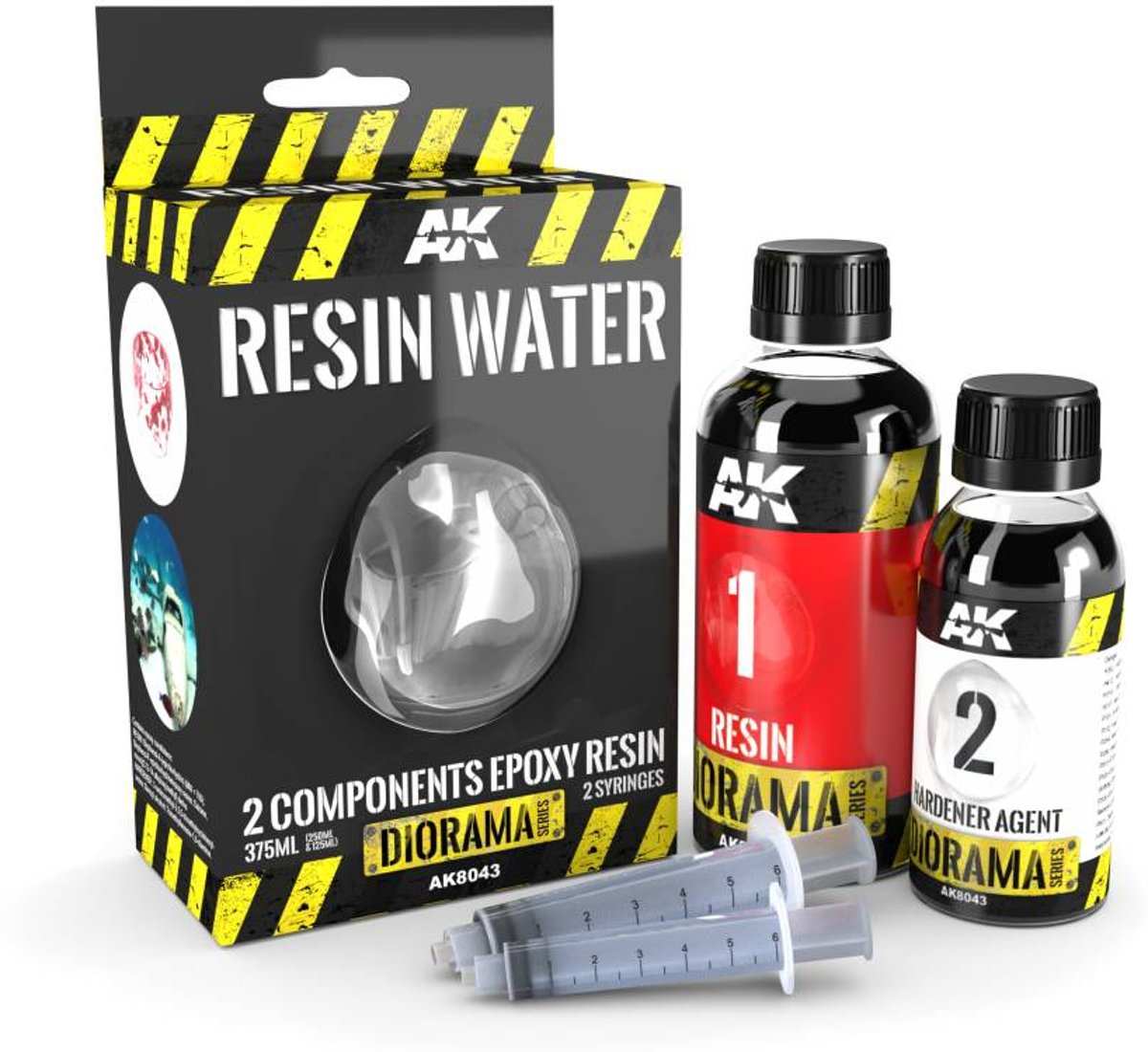Resin Water 2-Components Epoxy Resin - Diorama Series - 375ml - AK-8043