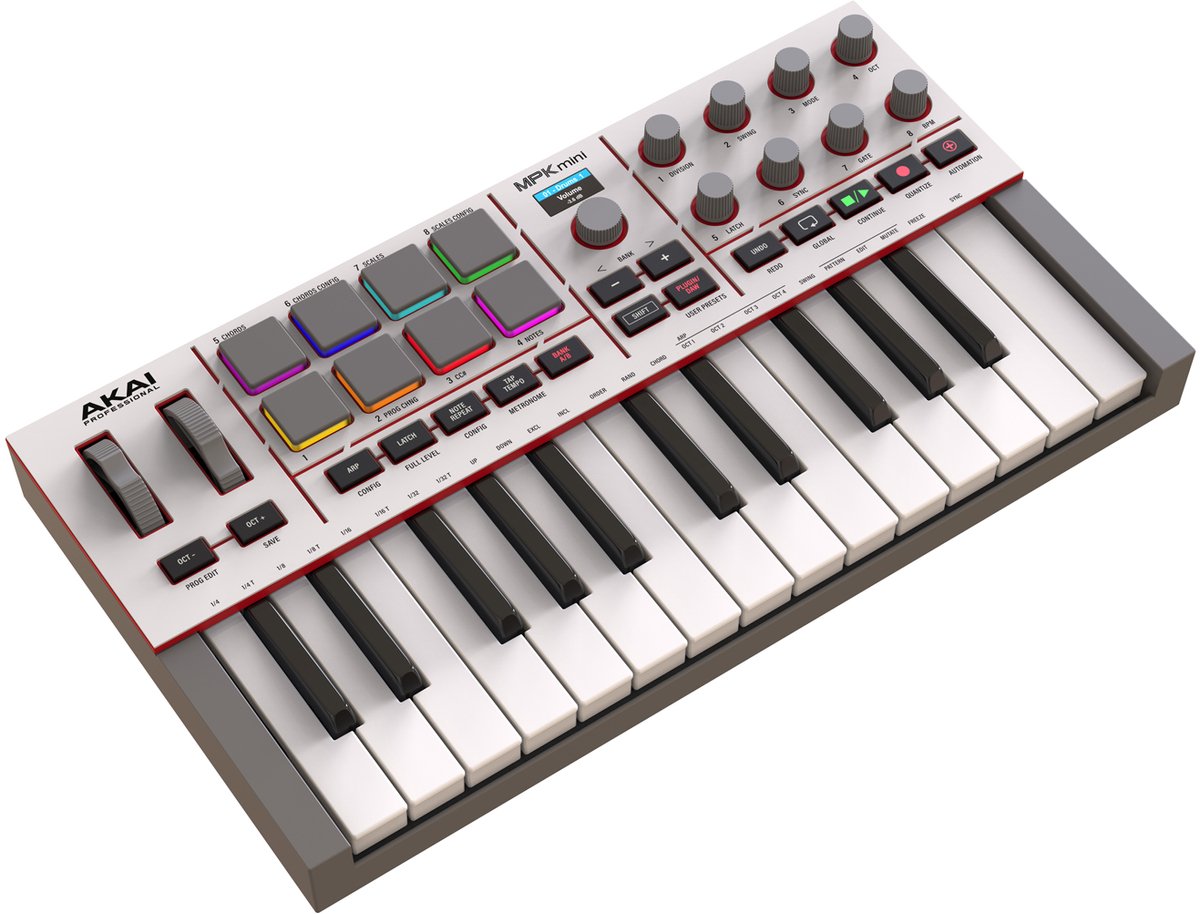 AKAI Professional MPK mini IV Gray - Midi Keyboard