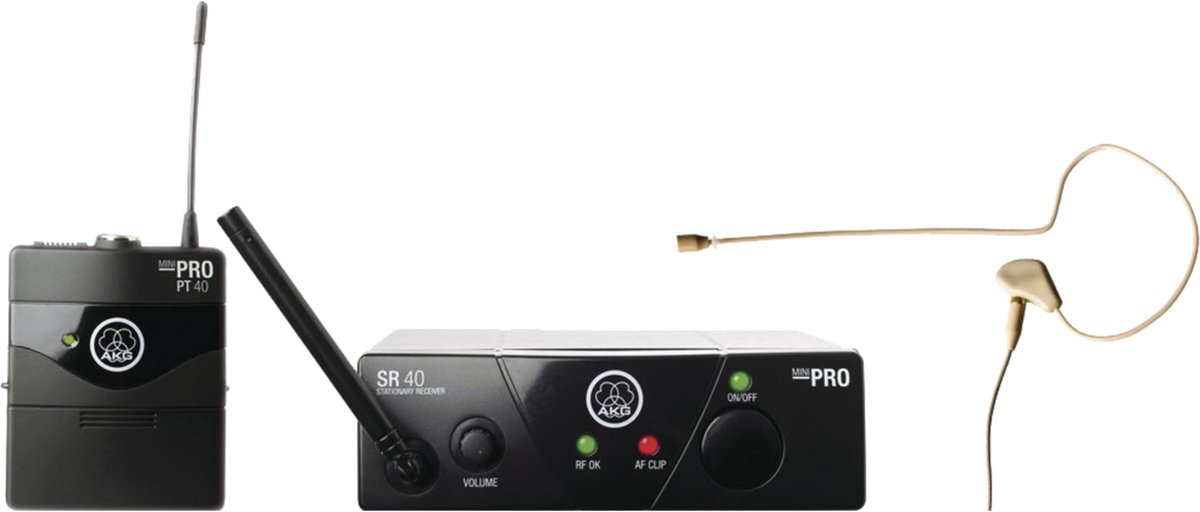 AKG WMS 40 Mini Earmic Set ISM 1/863,100 MHz - Systemen voor koptelefoons