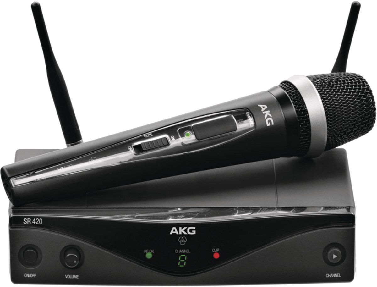 AKG WMS420V, A Vocal Set, 530,025-559 MHz - Draadloos systeem met hand-held