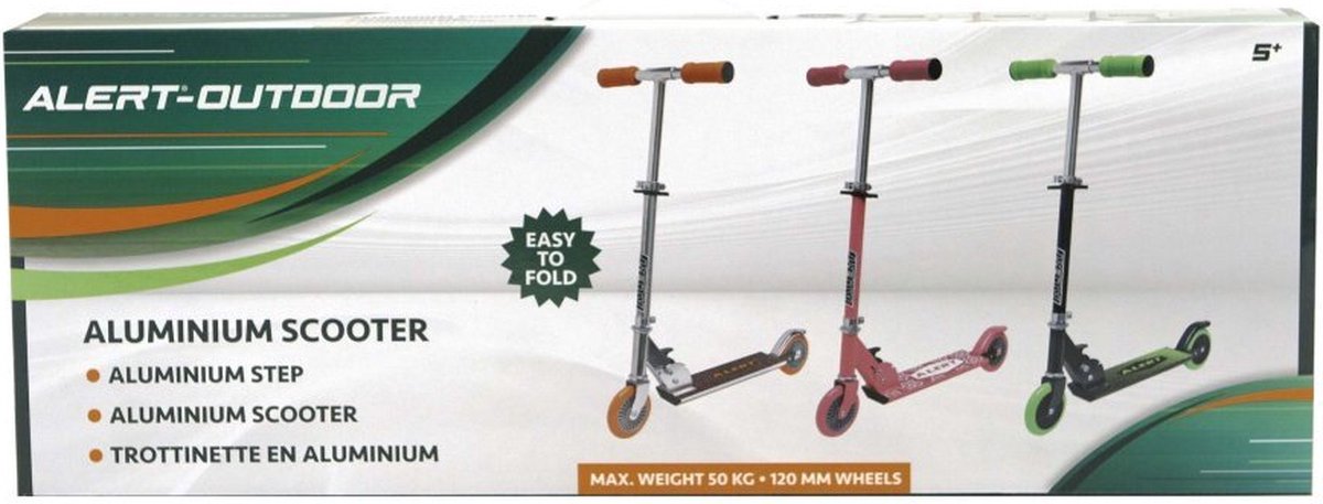 Alert Outdoor Aluminium Step Zwart/Groen