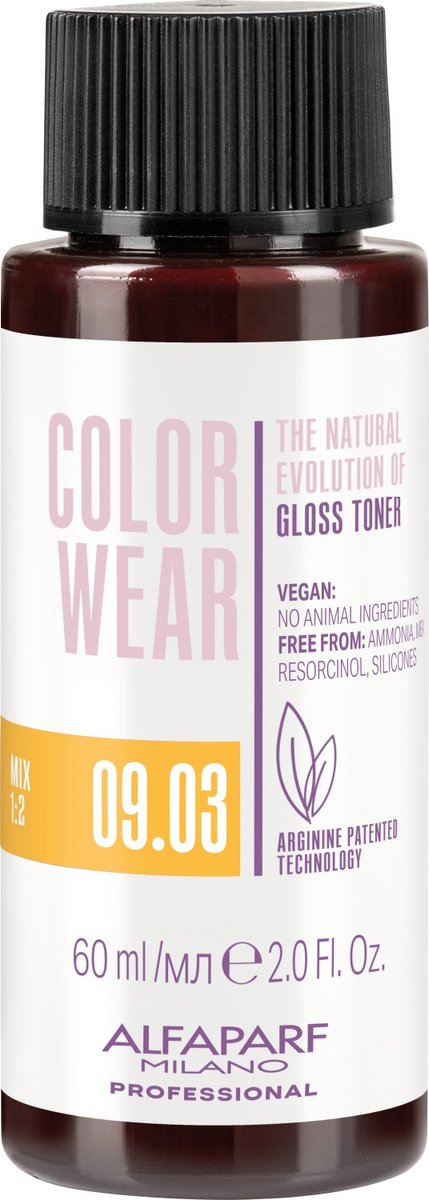 Alfaparf Milano Color Wear Gloss Toner - 09.3