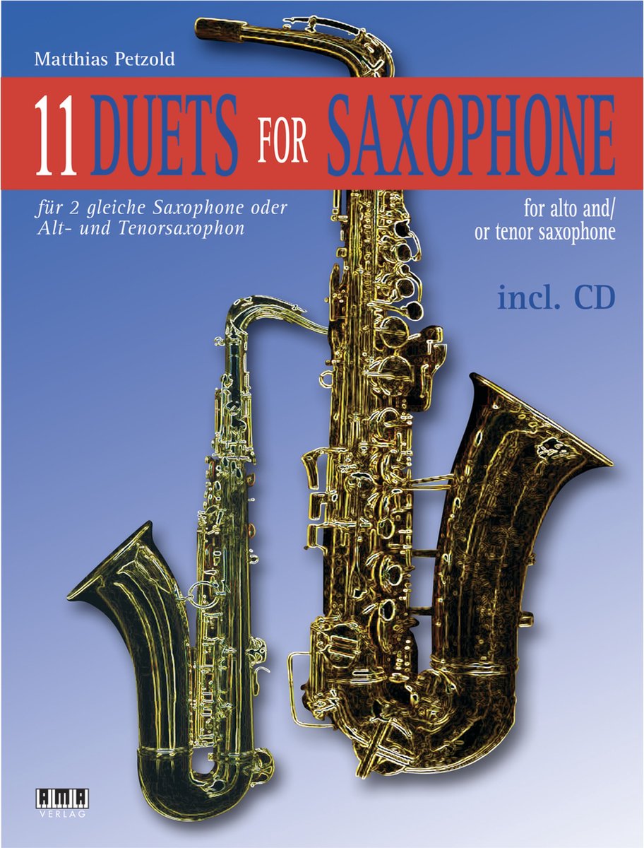 AMA Verlag 11 Duets For Saxophone Matthias Petzold - Duetten en meerdere instrumenten