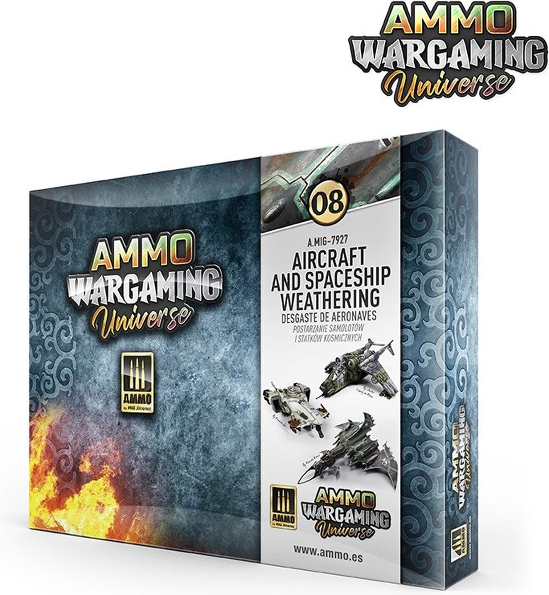 AMMO MIG 7927 Wargaming Universe 08 - Aircraft and Spaceship Weathering Effecten set