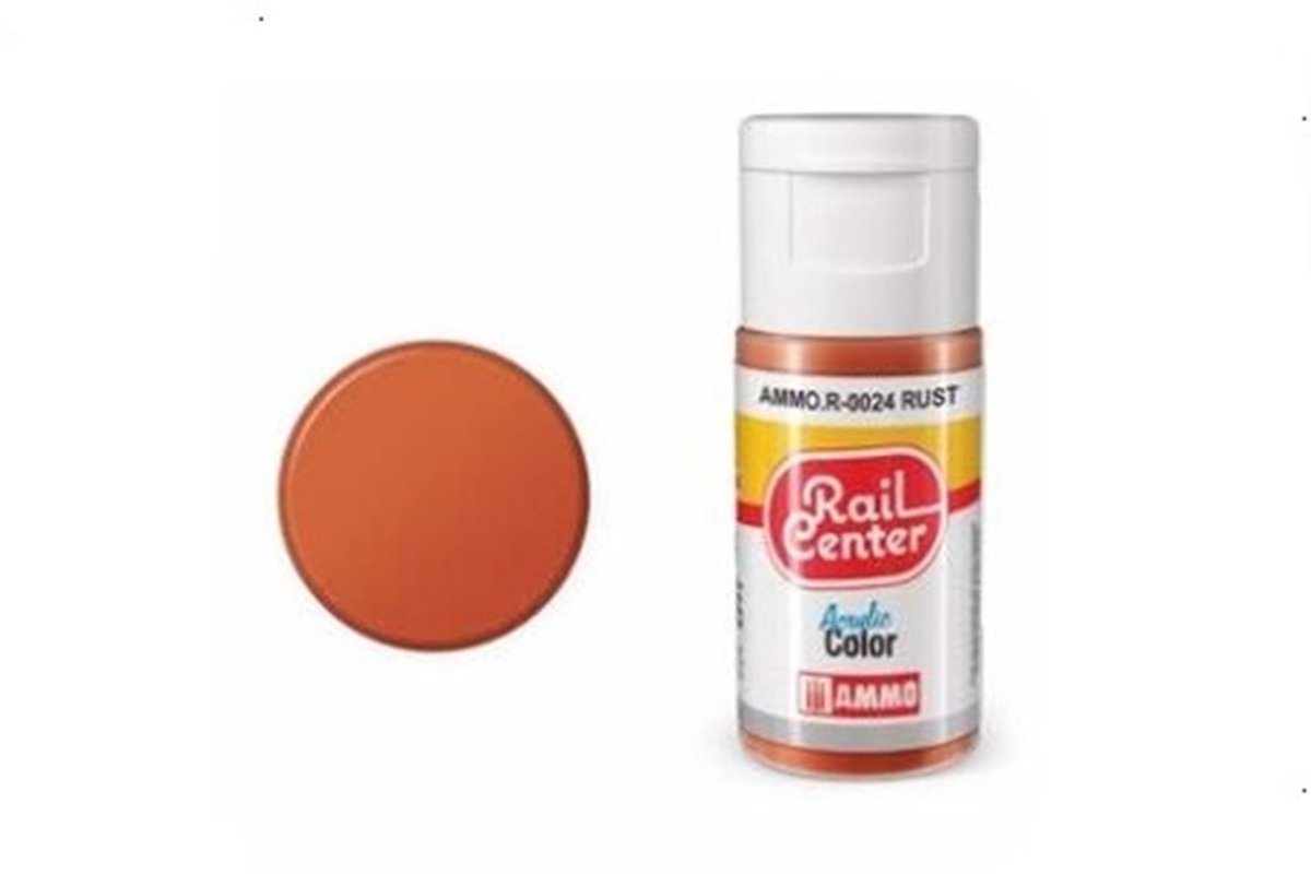 AMMO MIG Hobbyverf - MIG R0024 Rail Center - Rust - 15ml Verf flesje - 15 ml
