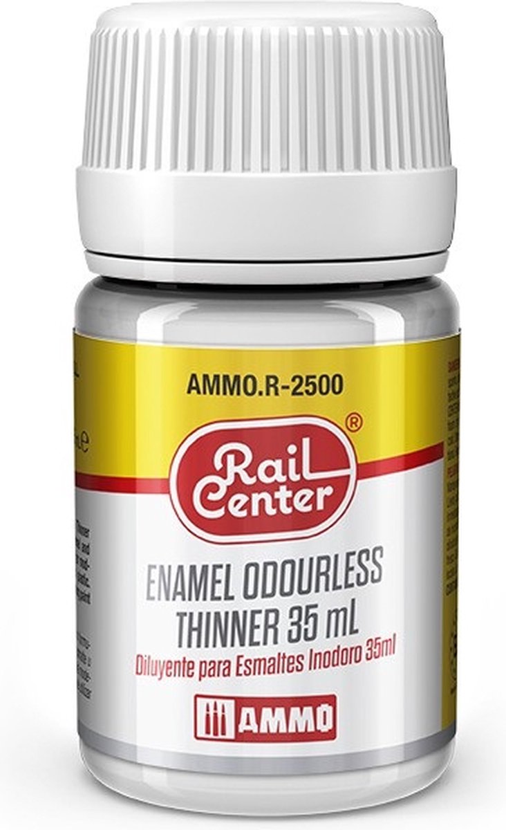AMMO MIG Hobbyverf Olieverf - MIG R2500 Rail Center - Enamel Odourless Thinner - 35 ml Verdunner - 35 ml