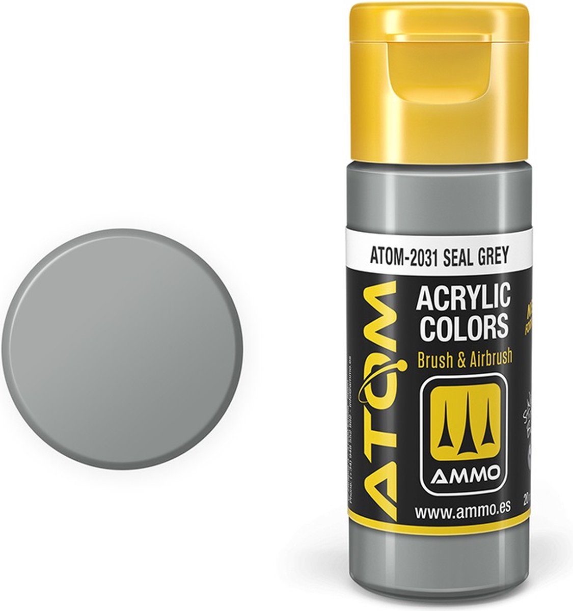 AMMO MIG Modelbouwdecoratie - MIG 20131 ATOM - Seal Grey - Acryl - 20ml
